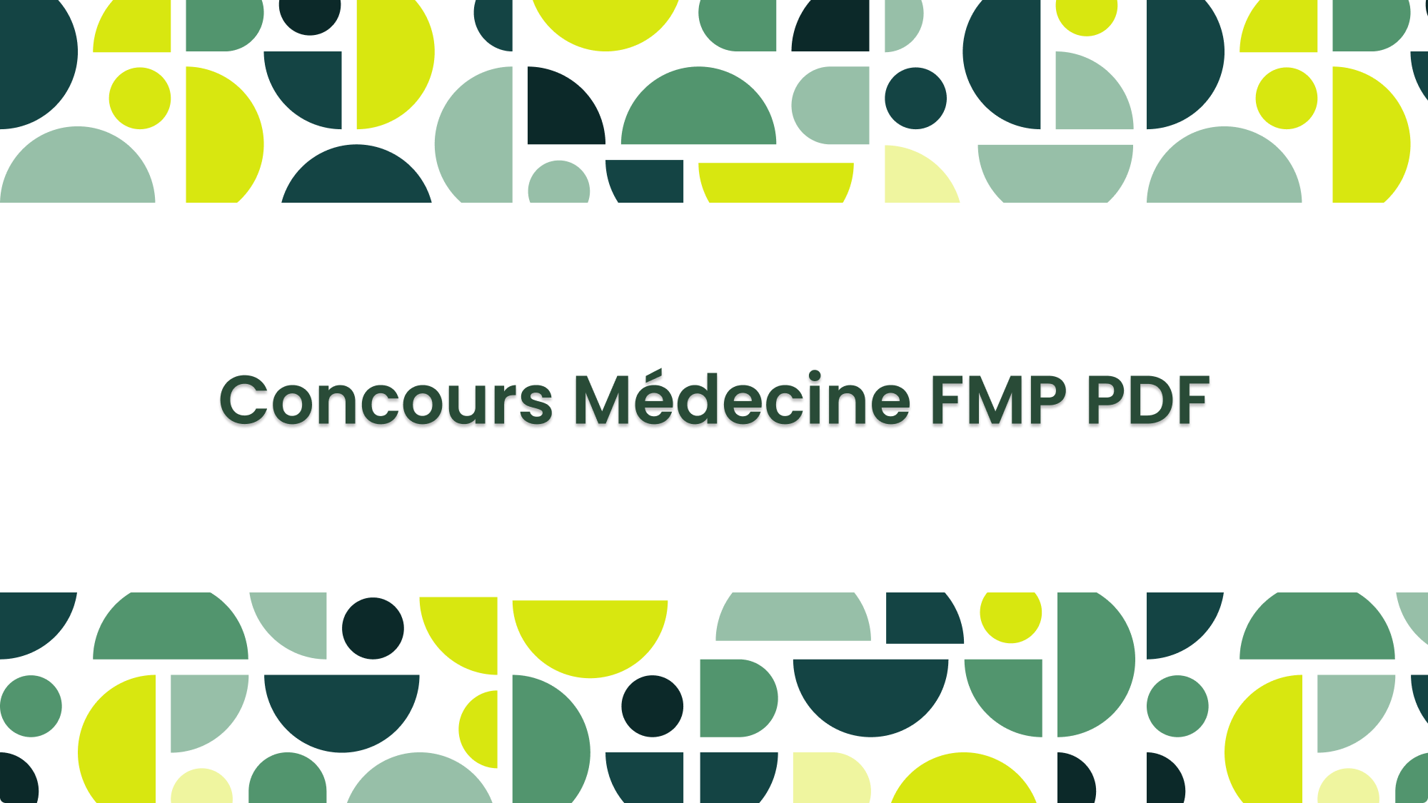 Concours Médecine PDF : Guide complet des ressources par faculté au Maroc: feature image